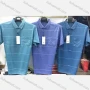 Wholesale Men's Casual Striped Patch Pocket Short Sleeve Polo Shirt A88# preview