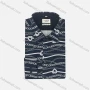 Wholesale Men's Casual Short Sleeve Allover Print Button Down Shirt SUKS009-1# preview