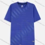 Wholesale Men's Athletic Sporty Breathable Short Sleeve Gradient Striped T-shirt preview