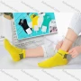 Wholesale Boys Comfy Letter Checkerboard Print Crew Ankle Socks(10 Piece of Pack) preview