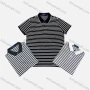 Wholesale Men's Casual Short Sleeve Sleeve Button Front Striped Polo Shirts preview