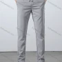 Wholesale Men's Casual Drawstring Plain Straight Leg Pants With Pockets preview