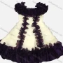 Wholesale Girls Lovely Ruffle Trim Tiered Flower Dress preview