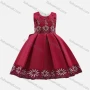 Wholesale Girls Lovely Sleeveless Embroidered Flower Dress preview