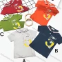 Wholesale Boys Casual Short Sleeve Letter Graphic Button Front Polo Shirts preview