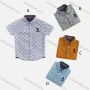 Wholesale Boys' Casual Collared Short Sleeve Allover Print Shirt preview