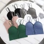 Wholesale Women's Causal Zipper Plain Cami Top preview