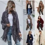Wholesale Women's Causal Fashion Fuzzy Plain Cape preview