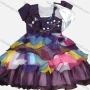Wholesale Girls Lovely Sleeveless Bow-knot Rhinestone Flower Dress & Crop Cardigan Set preview