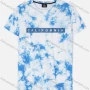 Wholesale Men's Casual Crew Neck Short Sleeve Tie Dye Letter Graphic T-shirts preview
