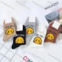 Wholesale Women's Casual Letter Smiley Face Print Cushioned Ankle Socks preview