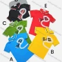 Wholesale Boys Casual Short Sleeve Letter Print Button Front Polo Shirts preview