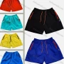 Wholesale Men's Plain Zipper Pockets Drawstring Casual Shorts 875# preview