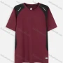 Wholesale Men's Athletic Workout Sporty Breathable Mesh Short Sleeve Splicing T-shirt Z817# preview