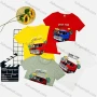 Wholesale Boy's Casual Pattern & Letter Print Round Neck Short Sleeve Tee preview