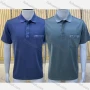 Wholesale Men's Casual Short Sleeve Button Front Plain Polo Shirts preview