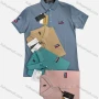 Wholesale Men's Casual Plain Labeled Short Sleeve Polo Shirt preview