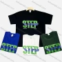 Wholesale Men's Casual Round Neck Short Sleeve Letter 100%Cotton T-shirt preview