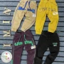 Wholesale Boy's Casual Letter Graphic Elastic Waist Drawstring Joggers 080# preview