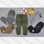 Wholesale Boy's Casual Labeled Elastic Waist Cargo Pants With Buckle 1086## preview