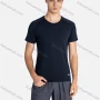 Wholesale Men's Sporty Crew Neck Breathable Plain Quick Drying T-shirts preview