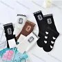 Wholesale Women's Casual Embroidery Heart Print Cushioned Ankle Socks preview