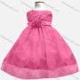 Wholesale Girls Lovely Sleeveless Embroidered Beaded Flower Dress preview