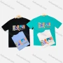 Wholesale Men's Casual Round Neck Short Sleeve Letter 100%Cotton T-shirt preview