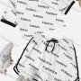 Wholesale Women's Casual Letter Crop T-shirt & Elastic Waist Shorts Set preview