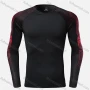 Wholesale Boy's Athletic Workout Round Neck Long Sleeve Compression Shirts 321# preview