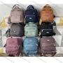 Wholesale Women's Casual Nylon Plain Portable Backpack With Multiple Compartments preview