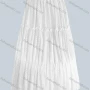 Wholesale Women's Casual Elastic Waist Eyelet Embroidered Plain Skirt preview