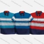 Wholesale Men's Casual Striped Short Sleeve Patch Pocket Polo Shirts preview