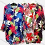 Wholesale Women's Casual Collared Long Sleeve Floral Print Shirt Dress preview