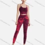 Wholesale Women's Tie Dye Stretchy Sports Bra & High Waist Butt Lifting Ankle Length Yoga Leggings 2 Piece Set YWZ106# preview