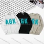 Wholesale Men's Casual Letter Print Long Sleeve Oversized Sweatshirts preview