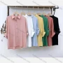 Wholesale Women's Casual Collared Long Sleeve Button Down Oversized Plain Shirt preview