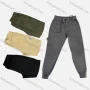 Wholesale Men's Casual Plain Zipper Leg Ankle Length Drawstring Joggers preview