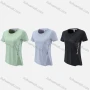 Wholesale Women's Casual & Athletic Workout Letter Print Side Split Round Neck Short Sleeve Tee WT21619# preview