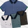 Wholesale Men's Casual Short Sleeve Embroidery Label Button Front Polo Shirts preview
