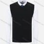 Wholesale Men's Classic Plain V Neck Sleeveless Jumpers Knit Sweater Vests preview