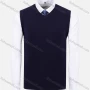 Wholesale Men's Classic Plain V Neck Sleeveless Jumpers Knit Sweater Vests preview