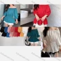 Wholesale Women's Casual Off Shoulder Long Sleeve Peplum Blouse preview