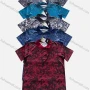 Wholesale Men's Casual Allover Camo Print Short Sleeve Polo Shirt P77# preview