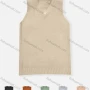 Wholesale Men's Casual Plain V Neck Sweater Vest preview