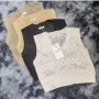 Wholesale Women's Casual Plain V Neck Hollow Out Pullover Knit Tank Top preview