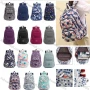 Wholesale Women's Casual Nylon Allover Print Zipper Pockets Shoulder Bag With Adjustable Strap preview
