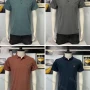 Wholesale Men's Cotton Plain Embroidery Short Sleeve Polo Shirt A07# preview