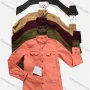 Wholesale Men's Casual Plain Flap Pockets Long Sleeve Shirt preview