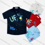 Wholesale Boy's Casual Letter Print Short Sleeve Shirt preview